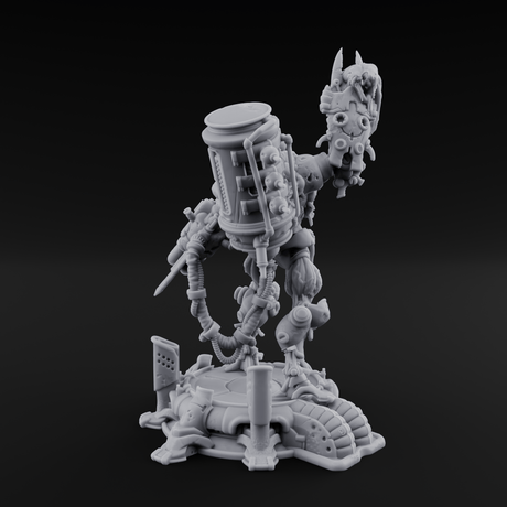 Junk Hoarding Necrolinked Wight A Miniature for Dungeons and Dragons, Pathfinder or other TTRPGs