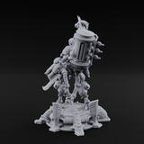 Junk Hoarding Necrolinked Wight A Miniature for Dungeons and Dragons, Pathfinder or other TTRPGs