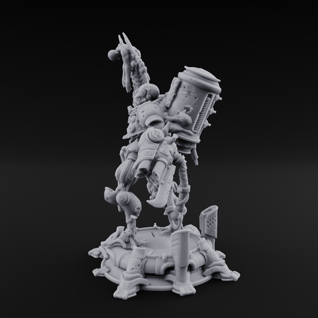 Junk Hoarding Necrolinked Wight A Miniature for Dungeons and Dragons, Pathfinder or other TTRPGs