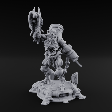 Junk Hoarding Necrolinked Wight A Miniature for Dungeons and Dragons, Pathfinder or other TTRPGs
