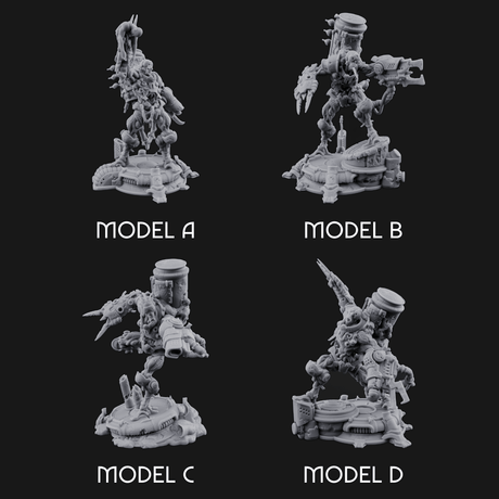 Junk Hoarding Necrolinked Wights Miniature for Dungeons and Dragons, Pathfinder or other TTRPGs