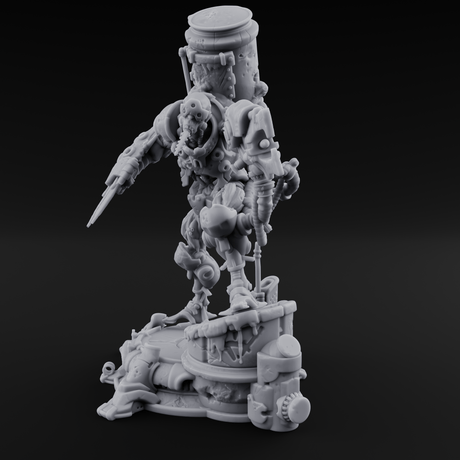 Junk Hoarding Necrolinked Wight B Miniature for Dungeons and Dragons, Pathfinder or other TTRPGs