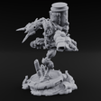 Junk Hoarding Necrolinked Wight C Miniature for Dungeons and Dragons, Pathfinder or other TTRPGs