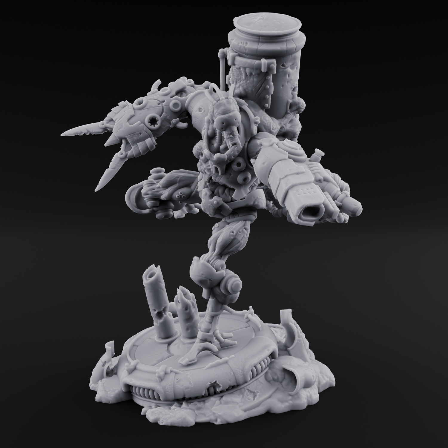 Junk Hoarding Necrolinked Wight C Miniature for Dungeons and Dragons, Pathfinder or other TTRPGs
