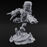 Junk Hoarding Necrolinked Wight C Miniature for Dungeons and Dragons, Pathfinder or other TTRPGs