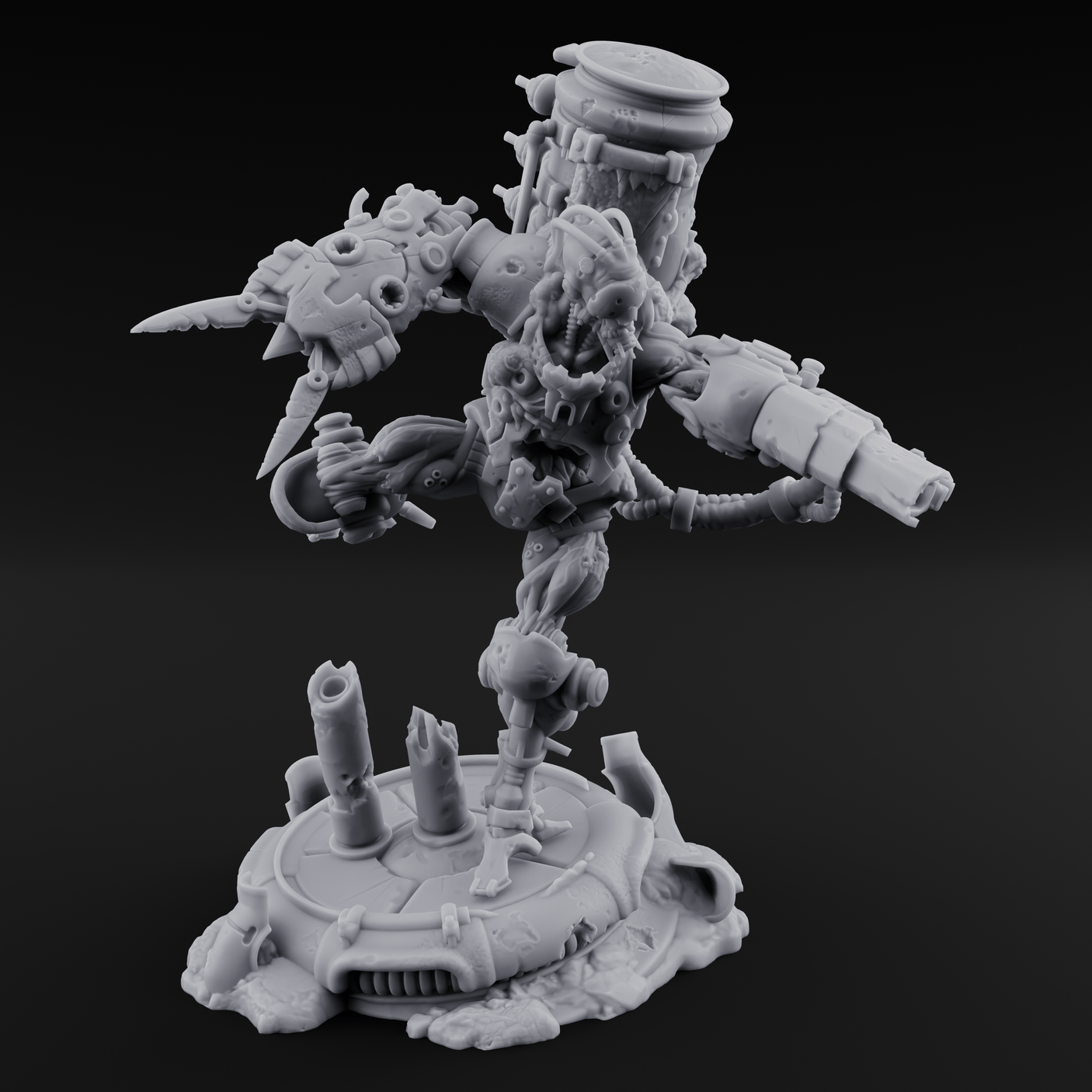 Junk Hoarding Necrolinked Wight C Miniature for Dungeons and Dragons, Pathfinder or other TTRPGs