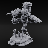 Junk Hoarding Necrolinked Wight C Miniature for Dungeons and Dragons, Pathfinder or other TTRPGs