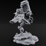 Junk Hoarding Necrolinked Wight C Miniature for Dungeons and Dragons, Pathfinder or other TTRPGs