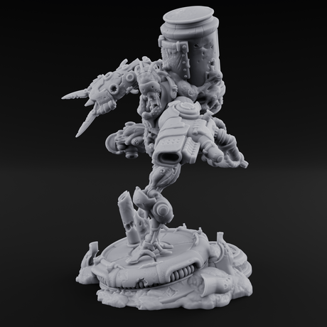 Junk Hoarding Necrolinked Wight C Miniature for Dungeons and Dragons, Pathfinder or other TTRPGs