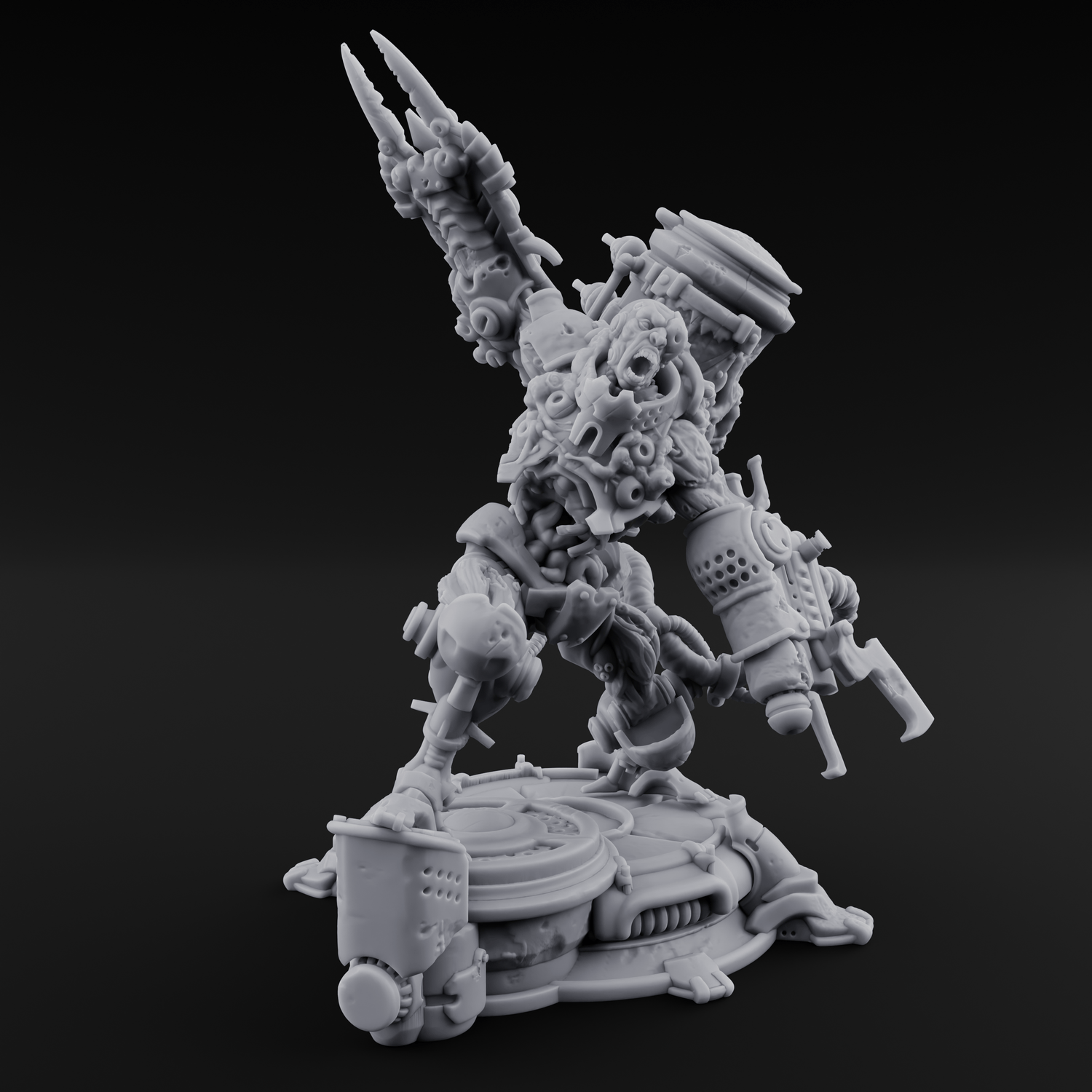Junk Hoarding Necrolinked Wight D Miniature for Dungeons and Dragons, Pathfinder or other TTRPGs