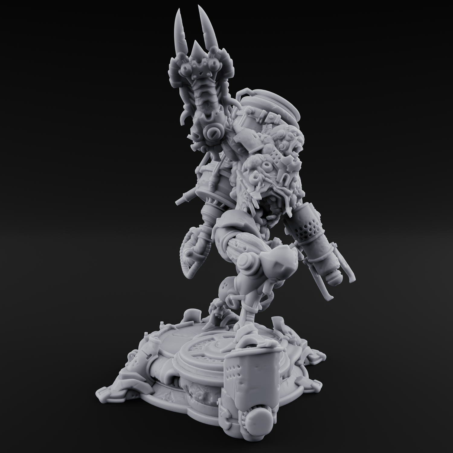 Junk Hoarding Necrolinked Wight D Miniature for Dungeons and Dragons, Pathfinder or other TTRPGs