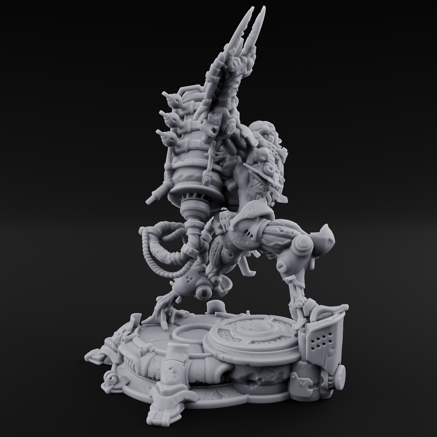 Junk Hoarding Necrolinked Wight D Miniature for Dungeons and Dragons, Pathfinder or other TTRPGs