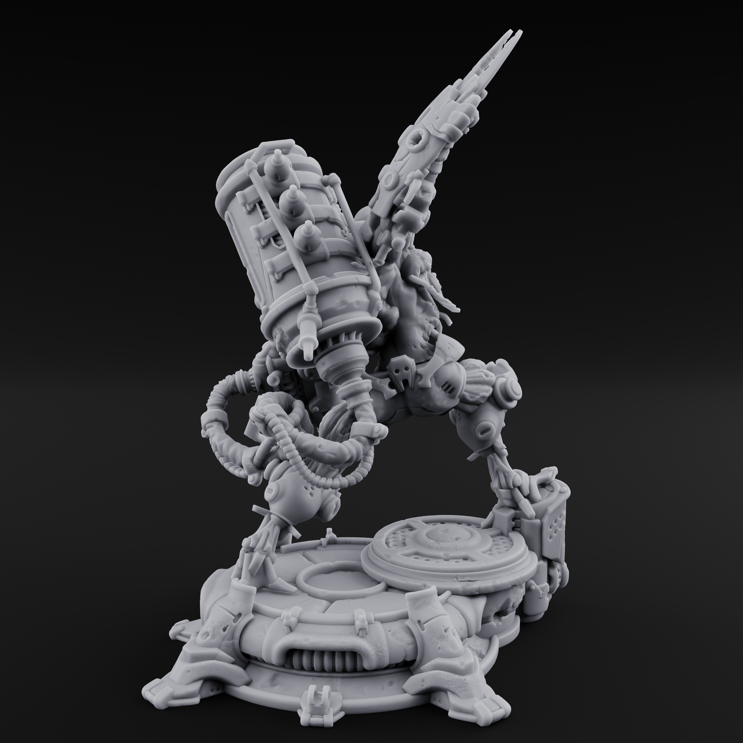 Junk Hoarding Necrolinked Wight D Miniature for Dungeons and Dragons, Pathfinder or other TTRPGs