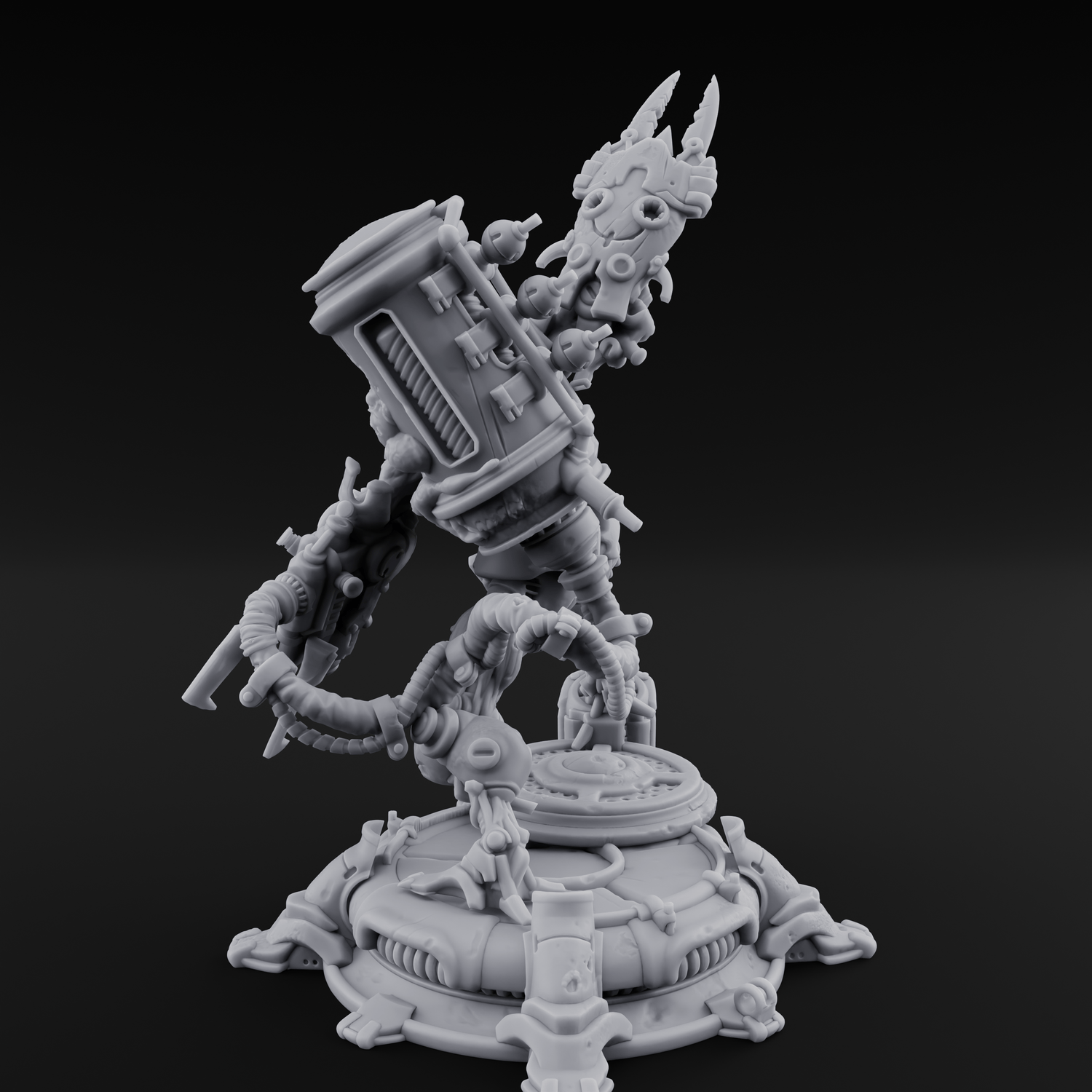 Junk Hoarding Necrolinked Wight D Miniature for Dungeons and Dragons, Pathfinder or other TTRPGs