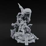 Junk Hoarding Necrolinked Wight D Miniature for Dungeons and Dragons, Pathfinder or other TTRPGs