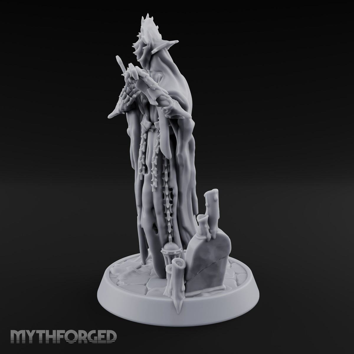 Sleepless Beside the Fallen Cross Wraith Sword Warrior B