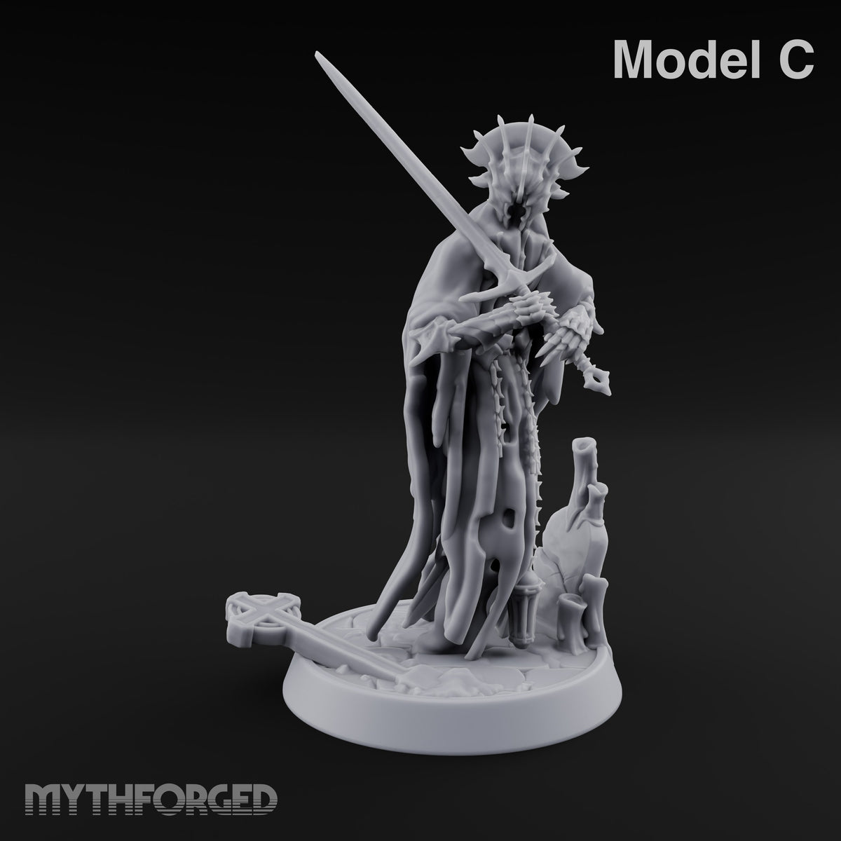 Sleepless Beside the Fallen Cross Wraith Sword Warrior C
