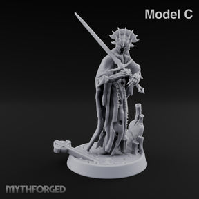 Sleepless Beside the Fallen Cross Wraith Sword Warrior C