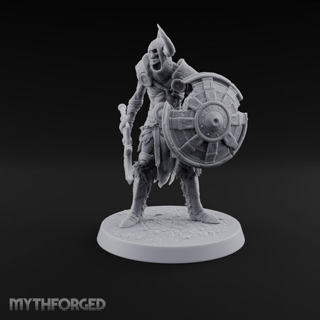 Hollow Under the Horns Skeleton Axe Warriors — A