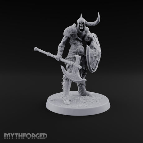 Hollow Under the Horns Skeleton Axe Warriors — A