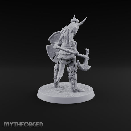 Hollow Under the Horns Skeleton Axe Warrior A