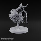 Hollow Under the Horns Skeleton Axe Warriors — B