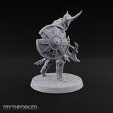 Hollow Under the Horns Skeleton Axe Warriors — B