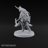 Hollow Under the Horns Skeleton Axe Warrior B