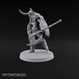 Hollow Under the Horns Skeleton Axe Warrior B