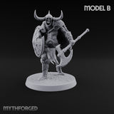 Hollow Under the Horns Skeleton Axe Warriors — B