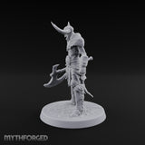 Hollow Under the Horns Skeleton Axe Warrior C
