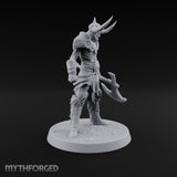 Hollow Under the Horns Skeleton Axe Warrior D