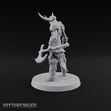 Hollow Under the Horns Skeleton Axe Warrior D