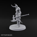 Hollow Under the Horns Skeleton Axe Warrior D