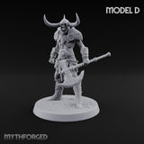 Hollow Under the Horns Skeleton Axe Warriors — D