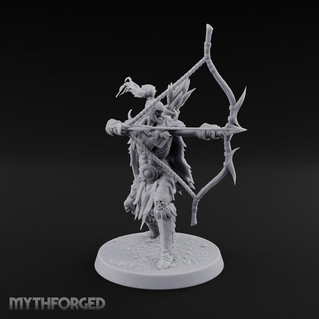 Still Holding Full Draw Skeleton Archer