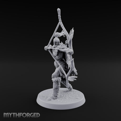 Still Holding Full Draw Skeleton Archer