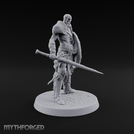 Grinning Behind the Boss Skeleton Warrior