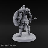 Grinning Behind the Boss Skeleton Warrior