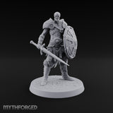 Grinning Behind the Boss Skeleton Warrior