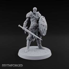 Grinning Behind the Boss Skeleton Warrior