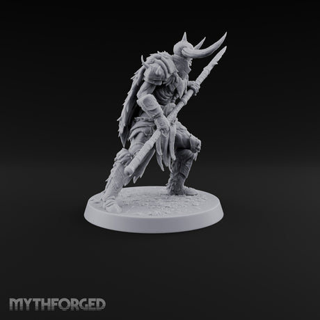 Horns, Hide and Hafts Skeleton Spear Warriors — A