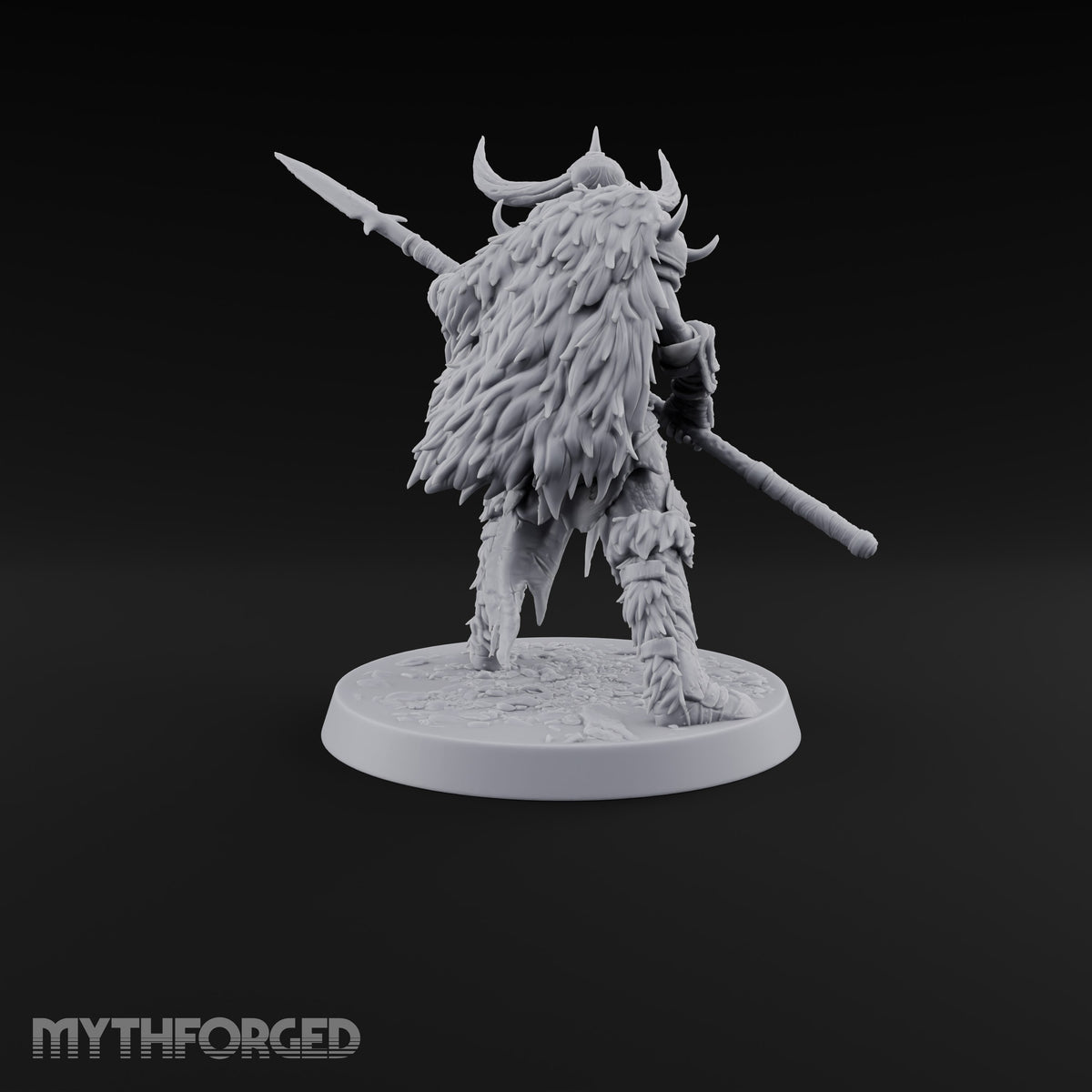 Horns, Hide and Hafts Skeleton Spear Warrior A