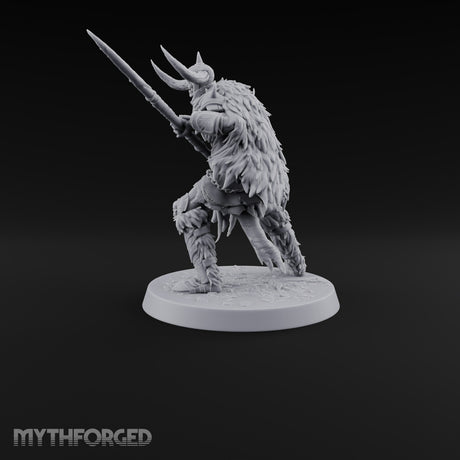 Horns, Hide and Hafts Skeleton Spear Warrior A