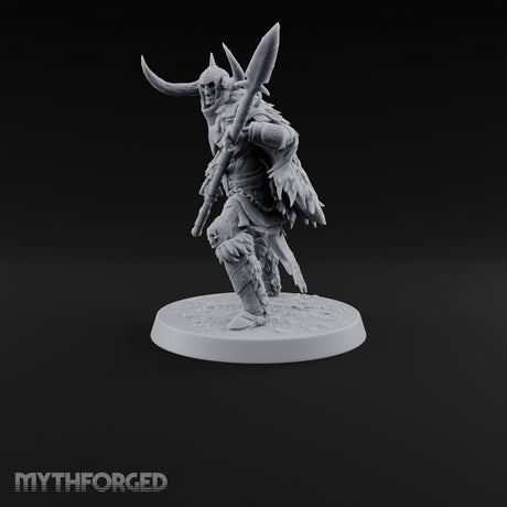 Horns, Hide and Hafts Skeleton Spear Warrior A