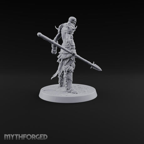 Horns, Hide and Hafts Skeleton Spear Warrior B