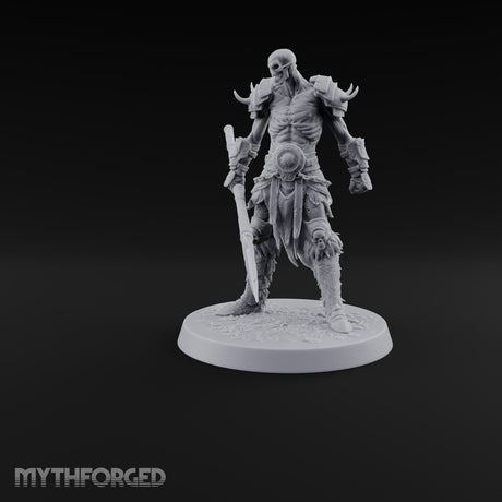 Horns, Hide and Hafts Skeleton Spear Warrior B