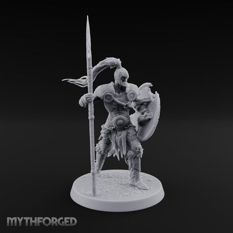 Horns, Hide and Hafts Skeleton Spear Warriors — C