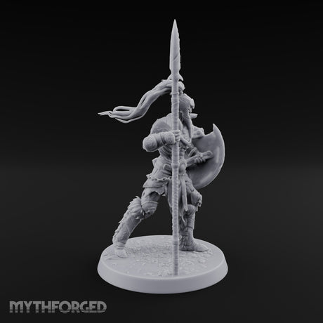 Horns, Hide and Hafts Skeleton Spear Warrior C