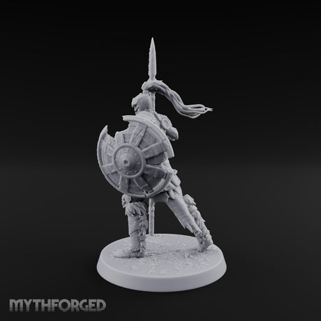 Horns, Hide and Hafts Skeleton Spear Warrior C
